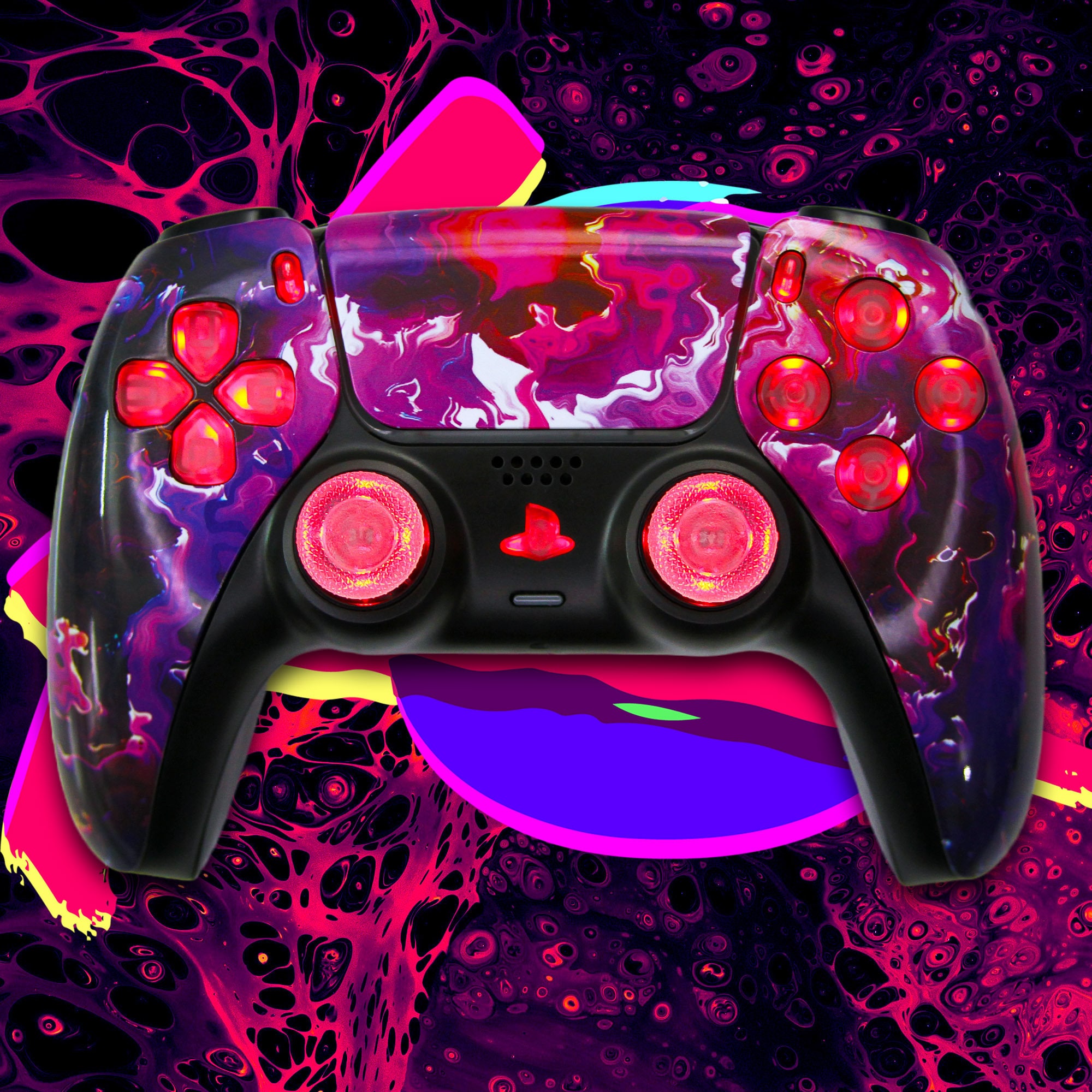 Vulcan Purple Lava PS5 コントローラー Pro PlayStation 5 DualSense