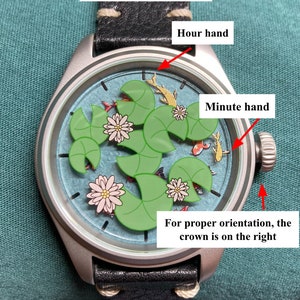 Fischteich Uhr Luxus Einzigartige Analoge Koi Armbanduhr A DayDreamer's TimePeace Microbrand Watch Company Bild 3