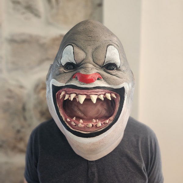 Clown Shark Latex Mask