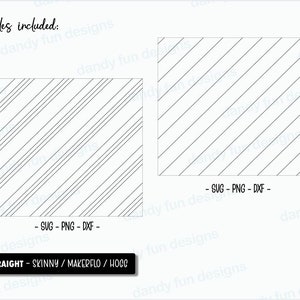 Wirbel um diagonale Linien Burst Tumbler Template für 20oz Skinny Straight/ Makerflo/ Hogg - SVG DXF PNG Bild 2