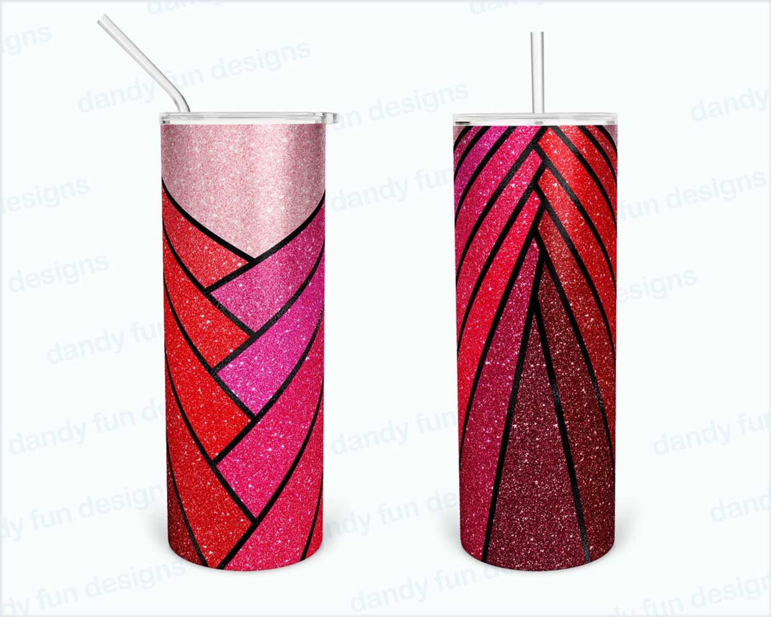 Wave Your Fan Burst Tumbler Template for 20oz Skinny Straight/ Etsy