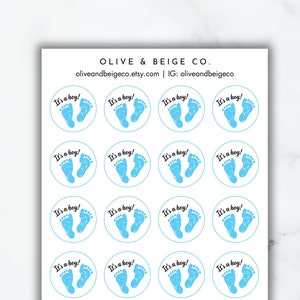 3D Its A Baby Boy Stickers #11082 :: Baby Stickers :: Scrapbooking
