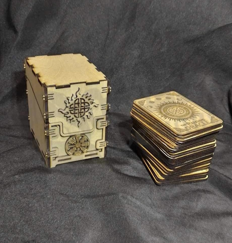 Custom Rune Set Engraved Runes Elder Futhark Set With Custom Box - Etsy