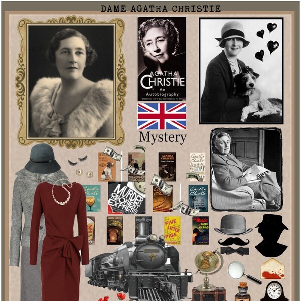 Collage de Agatha Christie