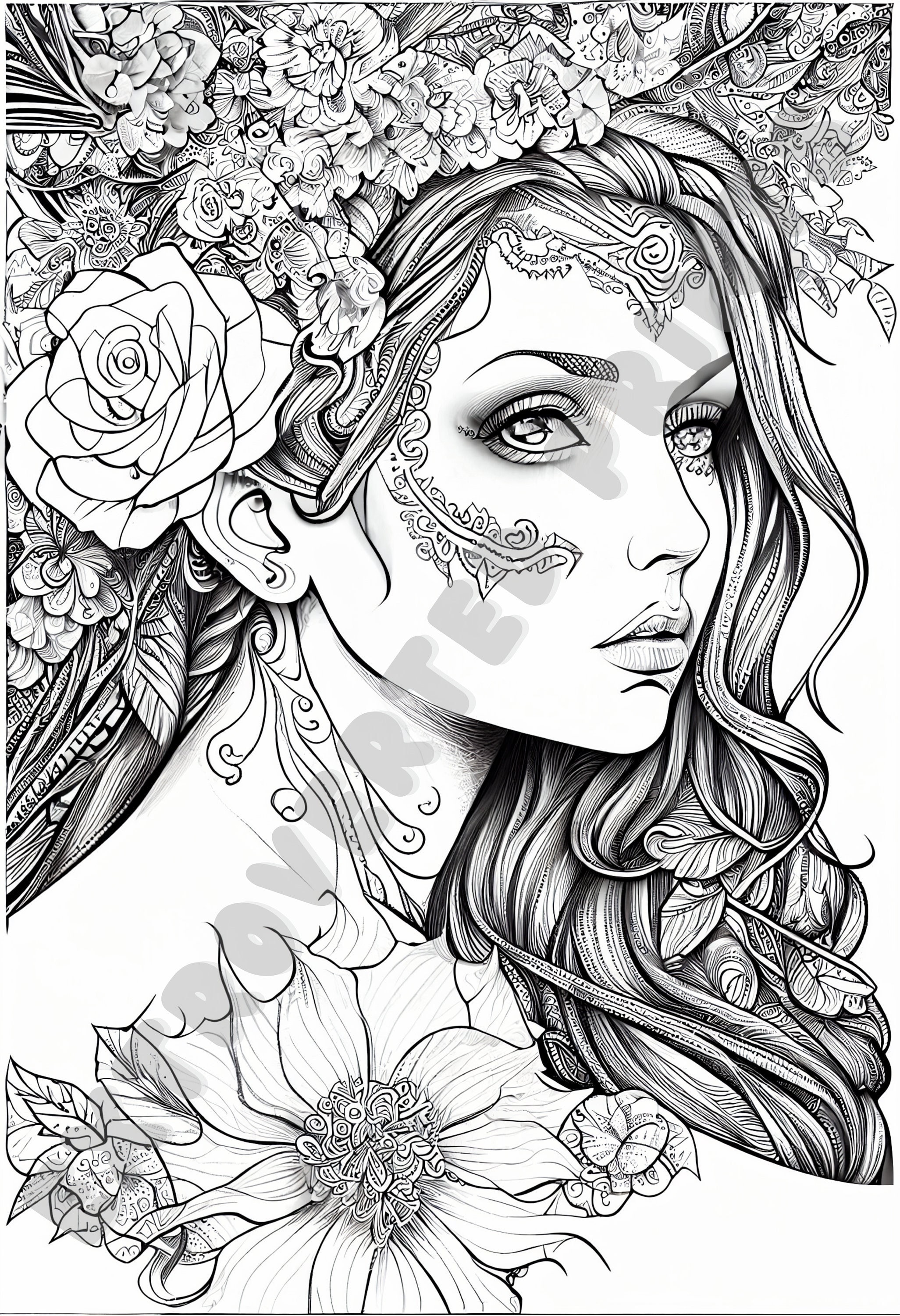 Tattoo Coloring Book for Adults Relaxation: Coloring Pages For Adult R –