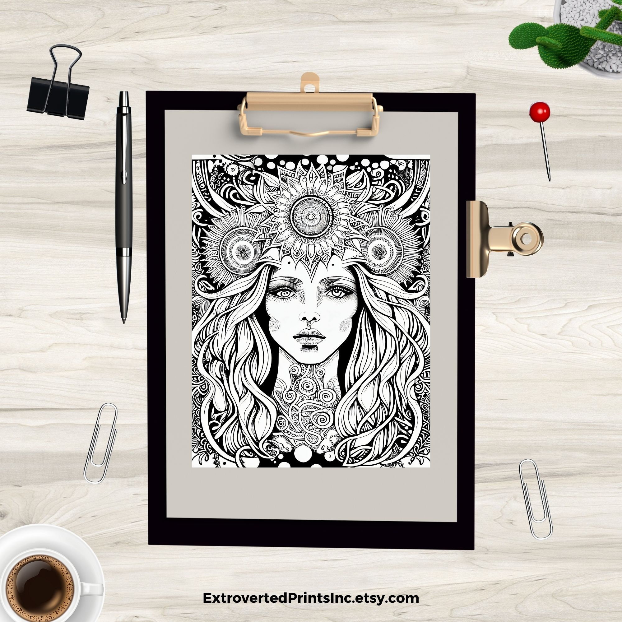 Jack & Sally Coloring Pages for Kids and Adults Who Experience ADHD, Anxiety, Relaxin