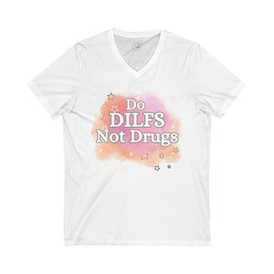 Do DILFs Unisex Jersey Short Sleeve V-Neck Tee
