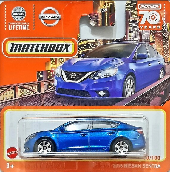 Caja de fósforos Nissan Sentra sentra matchbox Caja de fósforos Nissan Sentra