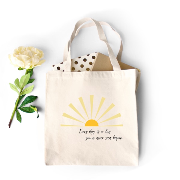 Sun Tote Bag, Sunshine Cotton Tote Bag, Sunshine Canvas Shoulder Bag, Heavy Duty Cotton Grocery Bag, Sun Canvas Book Bag, Gift for Her