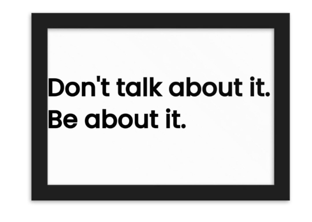 Don't Talk About It Motivation Instant Download Gym Motivation TRANSPARENT