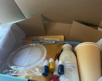 Jesmonite DIY Kit • Machen Sie Ihr eigenes Home Decor Tablett, Anfänger Handwerk