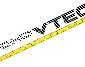 I-VTEC DOHC X2 Decals For Honda Civic Si CRX Ep3 CRZ RSX Type R Accord K20 JDM - Foto 6