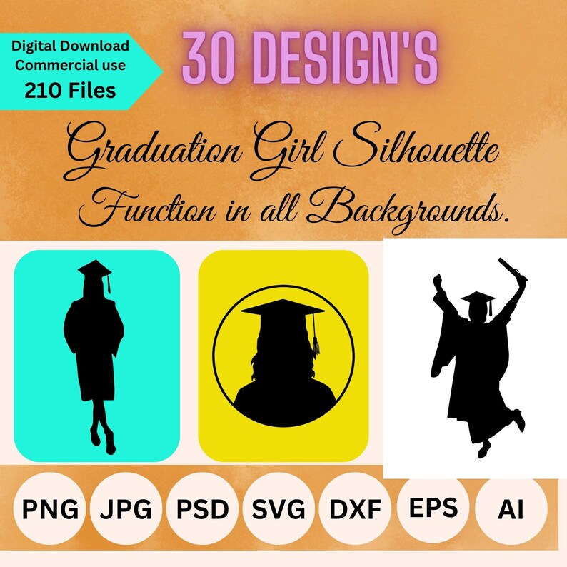 Graduation-themed Svgs & Clipart: One-click Download for Graduate