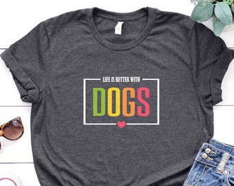 Dog lover Shirt, Funny Dog T-shirt, Pet Lover Shirt, Favorite Dog Tee, Gift for Dog Owners Shirt, Dogs Over People Shirt, Cute Dog Shirts