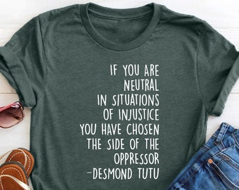 Human Rights Tee, Feminist Shirt, Justice Shirt, Equal Rights Shirt, Civil Rights Shirt, Social Justice Tee,Activist Shirt, Equality T-shirt