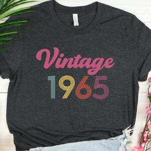 60th Birthday Shirt, 1965 Birthday Shirt, Cool 60th Party Shirt, Favorite 1965 Retro T-Shirt, Best Vintage Shirt, Funny Birthday Party Tee