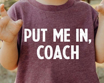 Game Day Toddler Shirt, Funny Sports Kids T-shirt, Put Me In Coach Shirt, Sports Fan Kids Tee, Baseball Toddler Shirt,Cute Summer Sports Tee