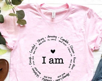 I am Inspiration Shirt, I am Enough Shirt, You Are Inspiration Tee, Motivational Shirt, Religious T-shirt, Positive Quotes Shirt, Self Love