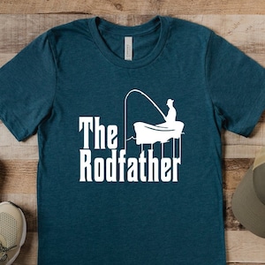 Fishing Parody Shirt, Fishing Dad Shirt, The Rodfather Shirt, Funny Fisherman Tee, Fathers Day Gift, Fishing Lover Shirt,Fishing Hobby Tee