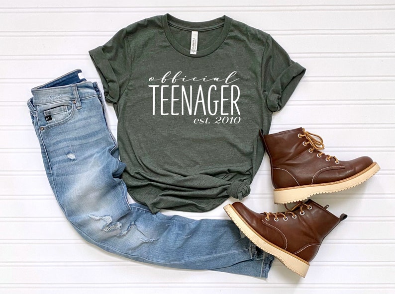 Thirteen Official Teenager Shirt, Hello Thirteen T-shirt, 13th Birthday Shirt, Thirteenth Birthday, 13 Years Old T-shirt, 13th Birthday Gift image 5