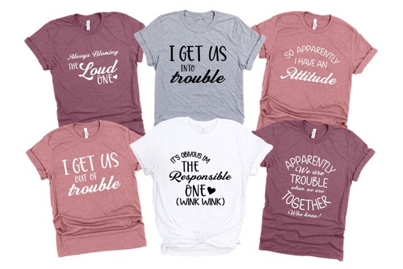 Trouble 1 T-Shirt Funny Trouble One Group T-Shirt Trouble 1 T-Shirt Funny Trouble One Group T-Shirt