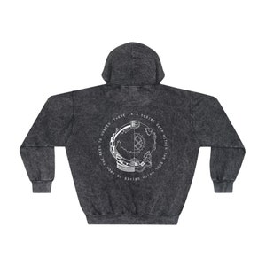 From Space to Sea - Unisex Mineral Wash Hoodie