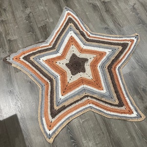 Crochet star blanket