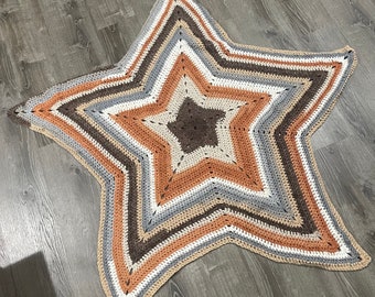 Crochet star blanket