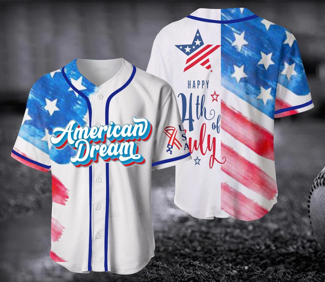 USA Baseball Jersey American Baseball Lovers Shirt Baseball Etsy
