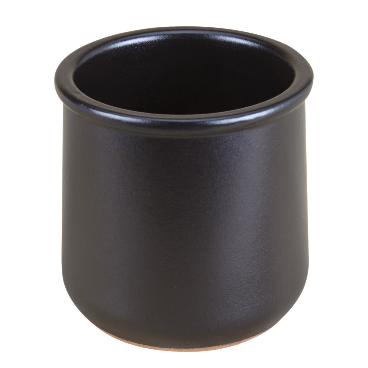 La Fermiere Yogurt Pots 5 Oz Silk Matt Black Terracotta Etsy