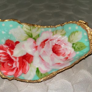 Large Custom Designed Oyster Shell Trinket Dish