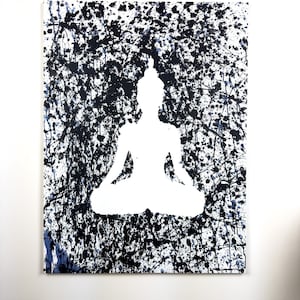 Buddha Zen Wandkunst auf Leinwand