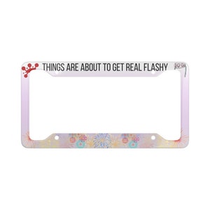 Anime License Plate Frame - Sound Breathing - Flashy Shinobi