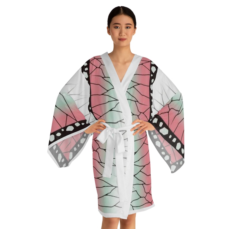 Insect Man Ai Robe Anime-inspired Insect Hashira Long Sleeve Kimono Robe | Graceful Haori ...