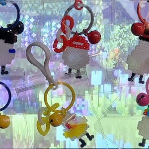 QSMP eggs Perler bead Keychains #2