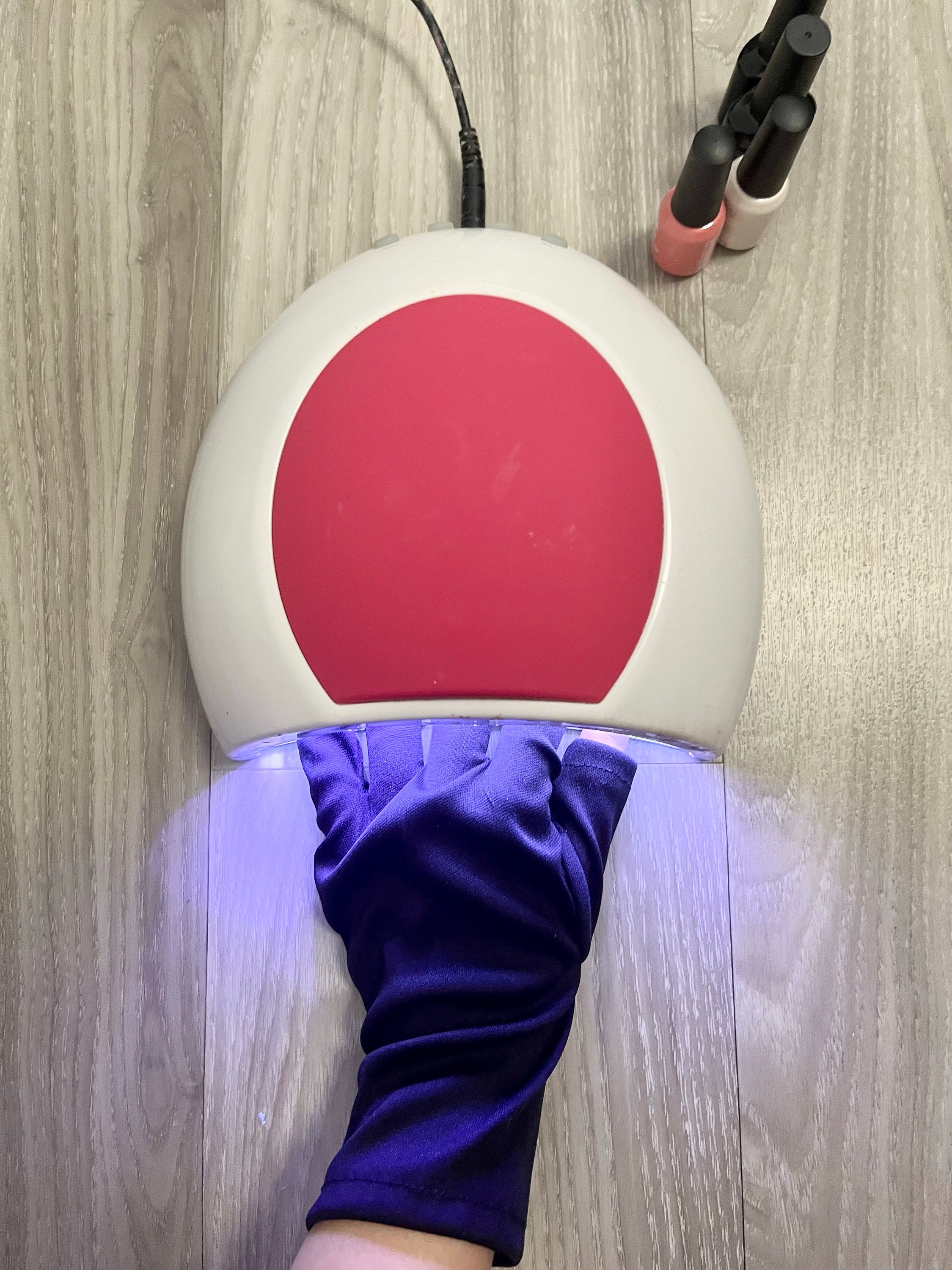 Manicure Gloves for UPF 50 Antiaging Skin Protection Fingerless Glove