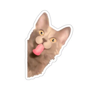 Grey Kitten Sticker