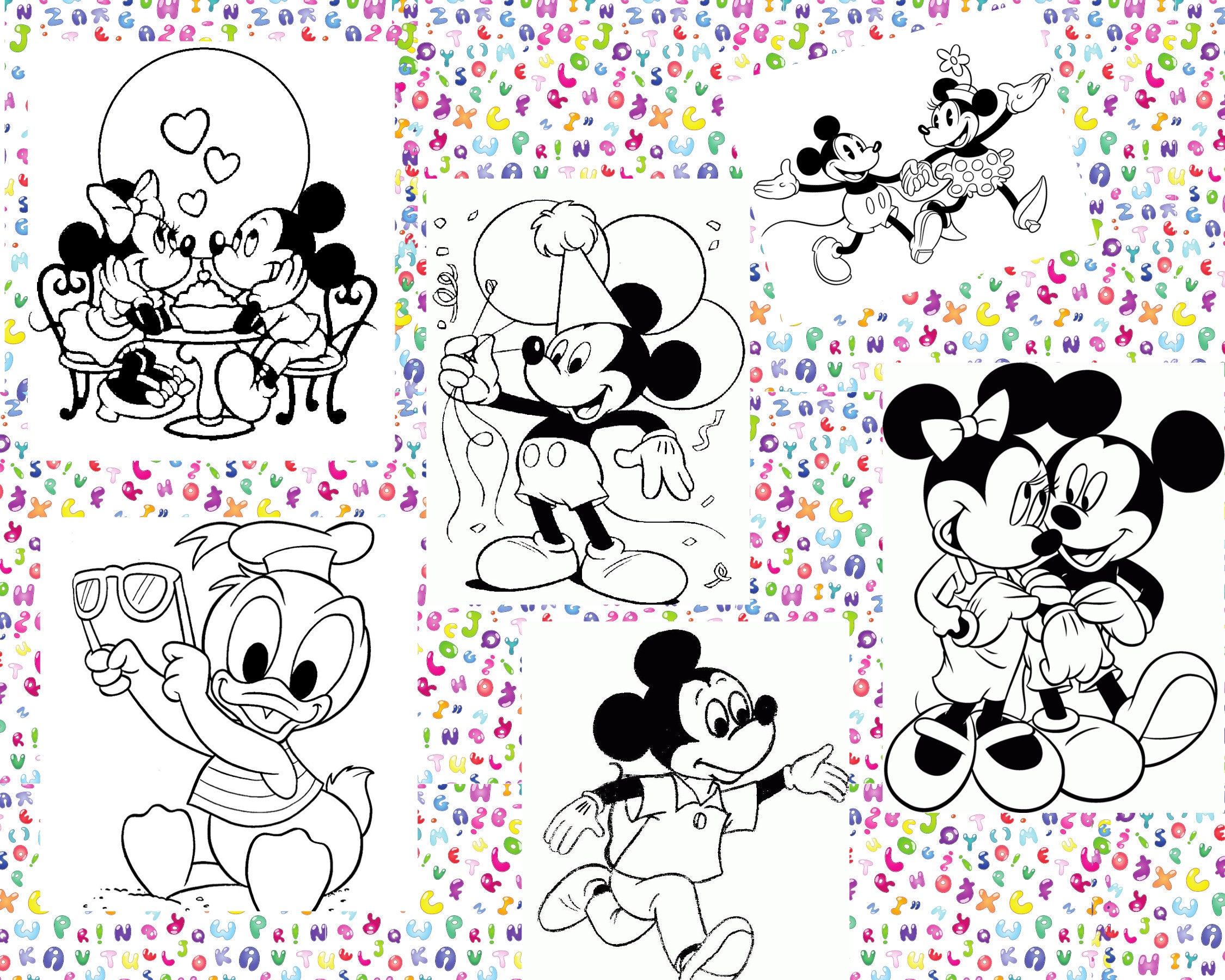 Mickey Mouse Coloring Pages Mickey Mouse Coloring Book Mickey Mouse ...