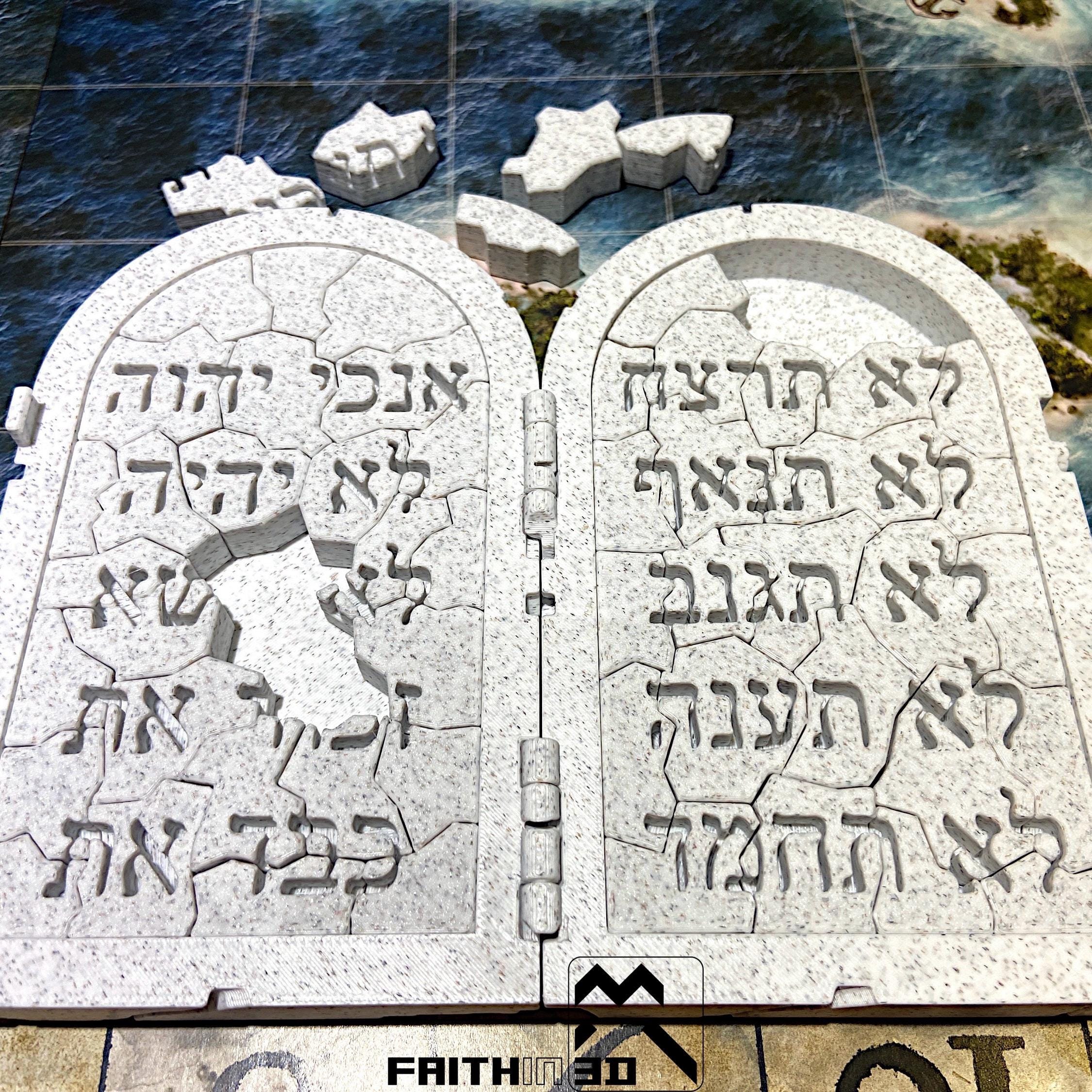 Ten Commandments Shadow Box Ten Commandments Puzzle With Carrying Box - Etsy