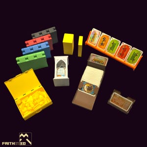 Organizador de juegos Ticket to Ride V1.0, versión original en tarjeta pequeña (44 x 68 mm) de Days of Wonder, cabe en la caja original