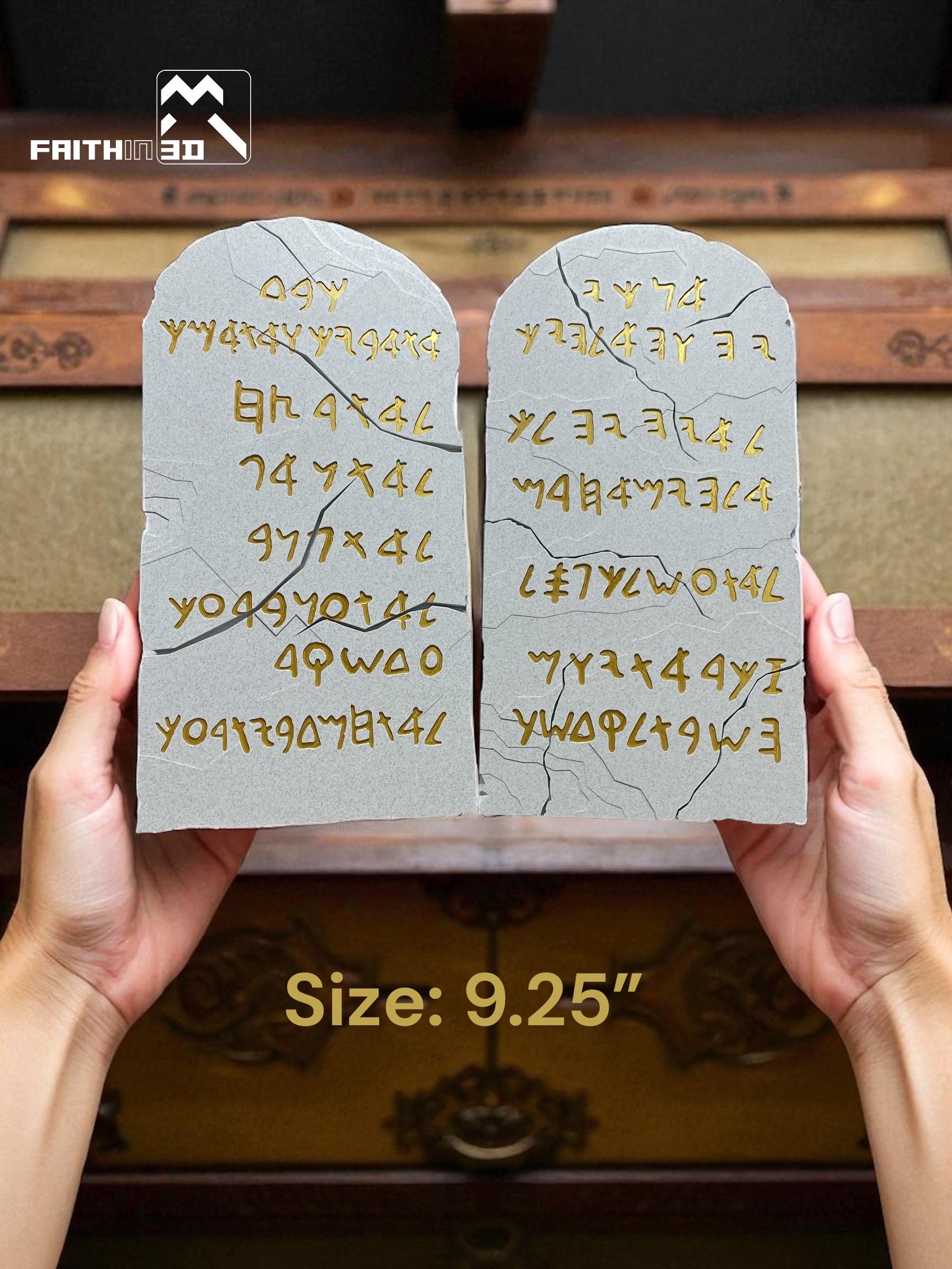 Ten Commandments Tablets – 1956 Movie the the Commandments Replica (9. ...