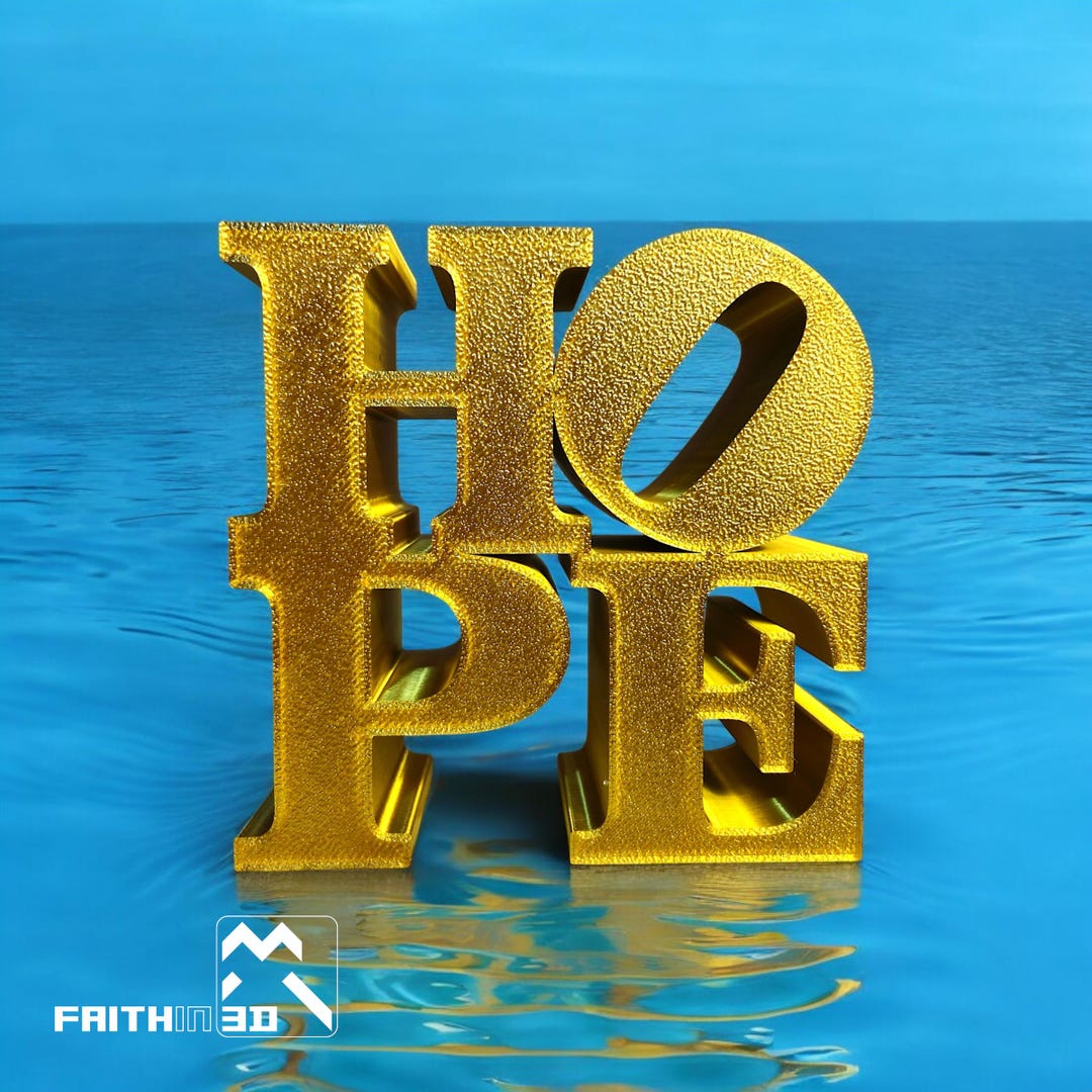 HOPE Sculpture Ahava Style Available in 2, 4, 6, and 8 Sizes, and ...