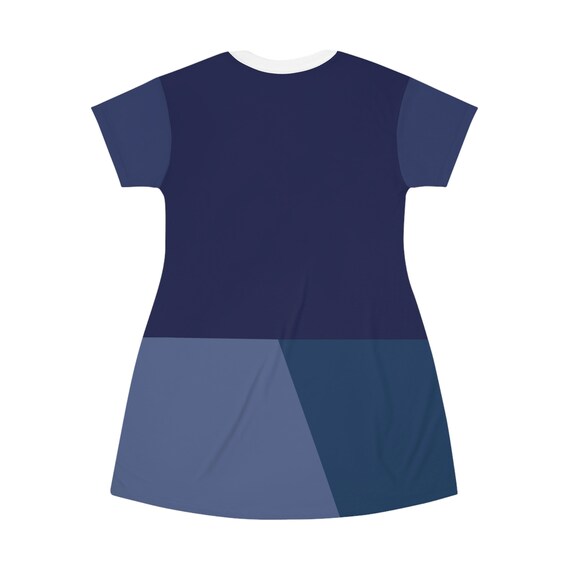 Incredibles 2 Edna Mode Style #2 - Blue T-Shirt Dress, Park Hopper Dress Incredibles 2 Edna Mode Style #2 - Blue T-Shirt Dress, Park Hopper Dress