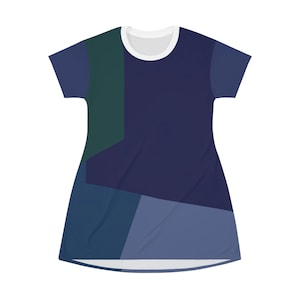 Incredibles 2 Edna Mode  Style #2 - Blue T-Shirt Dress, Park Hopper Dress