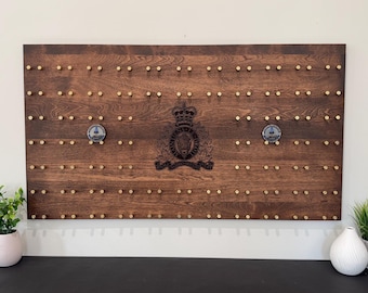 Challenge Coin Display | Thin Blue Line | Challenge Coin Holder | Police Gift | Law Enforcement Gift | Police Coin Display