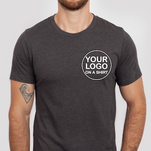 Custom Your Logo Here T Shirt, Add Any Name Gift Shirts, Personalized Men and Women Sweatshirt, Tshirts For Company Ads, Business Staff Tees