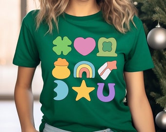 Lucky Charms Sweatshirt, St Patricks Day Gift Tshirt, Lucky Sweater, Women's Shamrock T Shirt, St Pattys Day T-shirt, Irish Day Tee, ToteBag