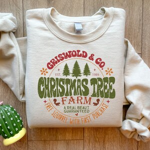 Griswold Co Tree Farm Christmas Sweatshirt, Christmas Tree Farm Gift T Shirt, Griswold Christmas T-shirt, Xmas Family Vacation Sweater, Bag