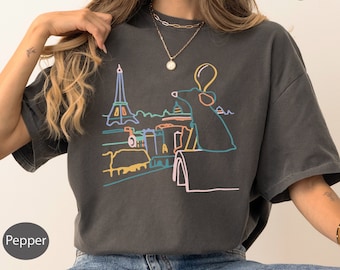 Vintage Disney Pixar Ratatouille Comfort Colors Shirt, Disney Remy Shirt, Ratatouille Shirt, Anyone Can Cook Shirt, Remy Paris Disney Shirt