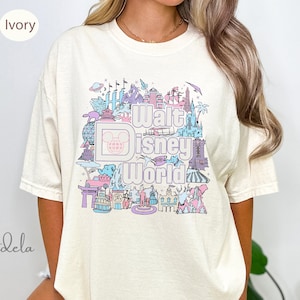 Retro Walt Disney World Comfort Colors Shirt, Disneyworld Shirt, Vintage Disney Shirt, Disneyland Shirt, Disney Trip Shirt, Disney Group Tee